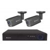 Securia Pro IP kamerový systém NVR2CHV4S-B smart, čierny Nahrávanie: bez disku
