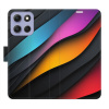 Flip pouzdro iSaprio - Motorola Moto G86 5G - Color Waves s kapsičkami na karty (Flipové knížkové pouzdro, obal, kryt iSaprio s přihrádkami na karty a motivem)