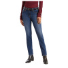 Levis Dámske Rifle 712 Slim Mid Rise Jeans Indigo Mirage Tmavá modrá 26/34