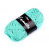 Bavlnená pletacia priadza Camilla 50 g Variant: 39 (8138) mint tmavá, Balenie: 1 ks