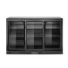 Barová chladnička s 3 posuvnými dverami, Arktic, 308L, Čierna, 220-240V/160W, 1350x520x(H)865mm