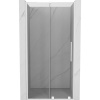 Mexen Velar L sprchové dvere posuvné 100 cm, transparentné, biele - 871-100-003-01-20