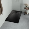 vidaXL Sprchová vanička, SMC, čierna 120x70 cm - Čierna - 84539-38912