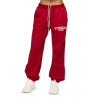 Dámske tepláky GymBeam Varsity Women‘s Joggers Red XS