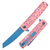 Columbia Outdoorový skladací nôž COLUMBIA WG706 Ružová 7.5 cm