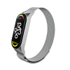 Xiaomi Milánsky ťah magnetický - kovový náhradný remienok pre Mi Band 7 Farba: Strieborná MBSCZ-7MT01