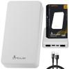Power banka 10000 mAh USB-C Extralink EPB-078W biela