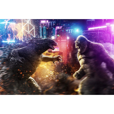 Godzilla vs Kong Sticker - plagát 70 cm K447 (Godzilla vs Kong Sticker - plagát 70 cm K447)