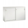 Kancelárska skriňa Acurado - Sideboard, posuvné dvere, 1600 x 500 x 1000 mm, bledosivá