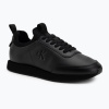 Pánske topánky Calvin Klein YM0YM01362 Retro Runner Ponožkové Šnurovacie Kožené triple black