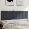 Panel na čelo postele tmavosivý 160 cm zamat-ForU-374676