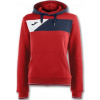 Joma Dámska mikina HOODIE SWEATSHIRT CREW II RED WOMAN Veľkosť: 2XS