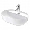 Duravit Luv Umývadlo na dosku, 50x35 cm, bez prepadu, s otvorom na batériu, WonderGliss, biela 03805000001