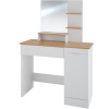 tectake 403851 toaletný stolík zoe - biela/buk