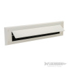 Letterbox Draught Seal with Flap - 338 x 78mm White FIXMAN