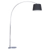 PREZENT 32322 MEDIAN 1xE27/40W, CHROME, BLACK,FLOOR