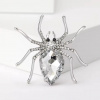 Brož Pavouk 312934 Silver, Barva bílá