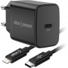 AlzaPower A110C Fast Charge 20W černá + Core Lightning MFi 1m černý APW-CCA110-CBMFI9411B (APW-CCA110-CBMFI9411B)