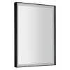 Sapho Sort LED - Zrkadlo s LED osvetlením, 80x60 cm, bezdotykový senzor, čierna ST080S