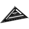 SOLA Tesárský úholník 18cm, čierny RS 18