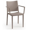 Rojaplast Záhradná stolička MOSK ARMCHAIR Taupe