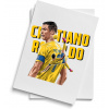 CUKROVÝ VÝTLAČOK OBLÁTOK FORMA CUKROVÁ HMOTA A4 - CRISTIANO RONALDO LOPTA
