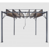 Chomik Záhradná pergola SUNFLEX | hnedá 300 x 300 cm