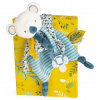 Doudou Darčeková sada - Hračka s úchytom na cumlík medvedík kráľ 15 cm Doudou et Compagnie Paris