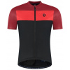 ROGELLI CORE BLOCK pánsky dres krátky rukáv, červená Veľkosť: M