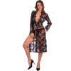 Livco Corsetti Fashion - Mostina Lc 90641 Dressing G Gown Black L/XL