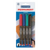 Popisovač permanentný 1mm 2846 mix 4 farieb Centropen