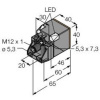 Turck indukčný snímač nezarovnaná PNP, zatvárač NI50U-QV40-AP6X2-H1141; 1625853