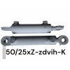 Hydraulický valec HM1.2 50/25x125-K Zdvih-Výsuv: 125, Vnút.Ø valca D:: 50, Ø piestnej tyče d:: 25