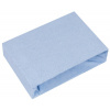 Baby Nellys jersey plachta svetlo modrá 60x120