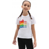detské tričko VANS GIRLS ILLUSIONAL TEE White XL