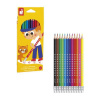 Janod Colorino Detské pastelky s gumou 12 farieb odolné