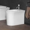 DURAVIT White Tulip samostatne stojací bidet ku stene, s otvorom, s prepadom, 370 x 580 mm, biela, 2293100000