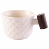Porcelánová šálka 180 ml na čaj a kávu, moderná biela