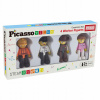 Magnetické stavebnice, edukatívne, 4 figúrky postavičiek Picasso Tiles