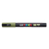 Dekoračný popisovač, 0,9 1,3 mm, UNI Posca PC 3M, khaki