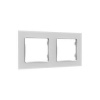 rám k vypínaču Shelly Wall Frame 2 - biely (SHELLY-WF2-WHT-1221)