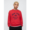 GAP Oversize mikina s logom Americana Červená XS Červená Červená