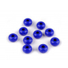 Plastové korálky s velkým průvlekem Ø15 mm dekorační Varianta: 5 modrá, Balení: 10 ks