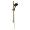 Hansgrohe Sprchový set Rainfinity 3jet s tyčou 65 cm, brúsený bronz 28745140