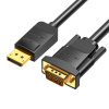 Kábel DisplayPort na VGA Vention HBLBI 1080p 60 Hz, 3 m (čierny)