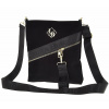 Kabelka Laura Biaggi A359/6 - čierna/semiš