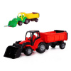Polesie Mega Traktor Šampion s lopatou a prívesom