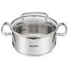 Tefal DUETTO+ G7194355 Panvica s rukoväťou okrúhla z nehrdzavejúcej ocele Tefal