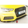 Audi A4 B9, F4 avant, 08 / 15-07 / 18, lipa pod predný nárazník, plast ABS lakovaný do čiernej lesklej farby - Rieger tuning