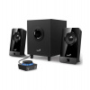 Reproduktory GENIUS SW-2.1 300X/ 2.1/ 10W/ drevený/ čierny (31730041400)